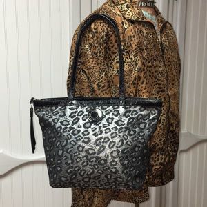 Coach Leopard Animal Print Purse Handbag